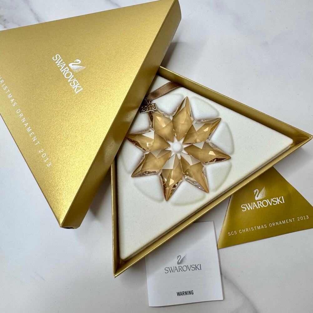 Swarovski | 2013 SCS Gold Annual Edition Christmas Ornament